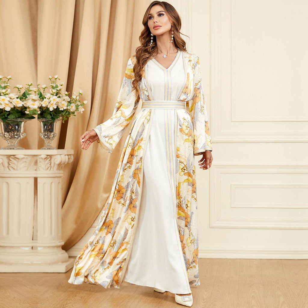 Women's Temperament Fashion Splicing Dresses Two - piece - Amazitshop