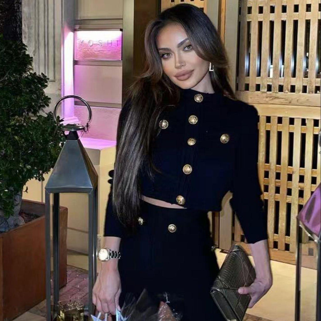 Women's Tops Slightly Flared High Waist Pants Two - piece Set - Amazitshop