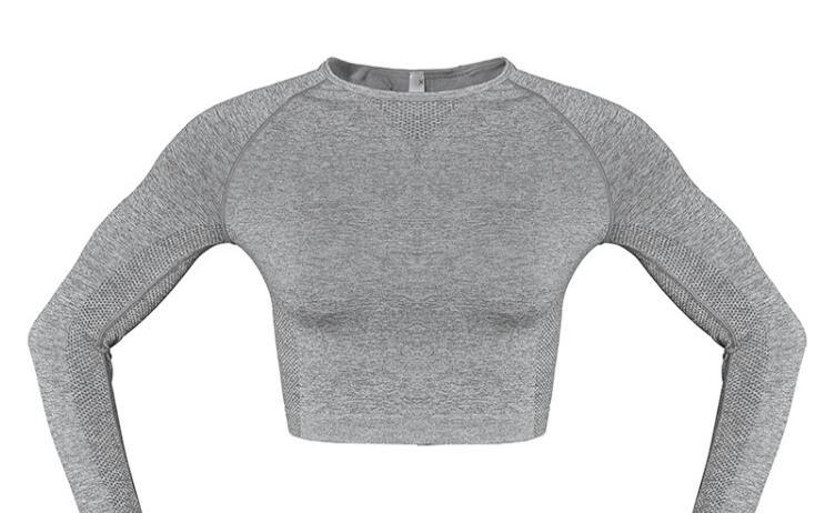 Women's Yoga Wear Set Long Sleeve Pants Sports Wear - Amazitshop