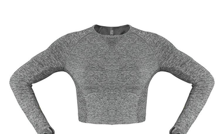 Women's Yoga Wear Set Long Sleeve Pants Sports Wear - Amazitshop