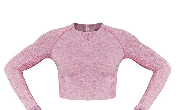 Women's Yoga Wear Set Long Sleeve Pants Sports Wear - Amazitshop