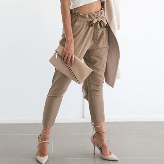 Wooden Premium Quality Ladies Trouser with Slim - Fit Ladies Trousers - Amazitshop