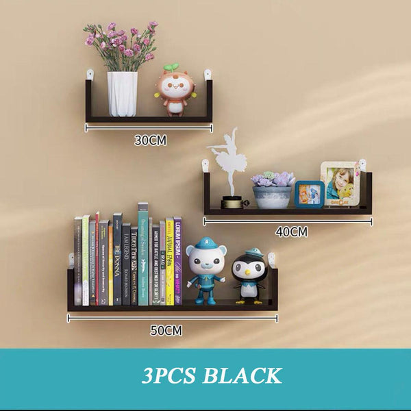 Wooden Wall Hanging Shelves Living Room Decor - Amazitshop