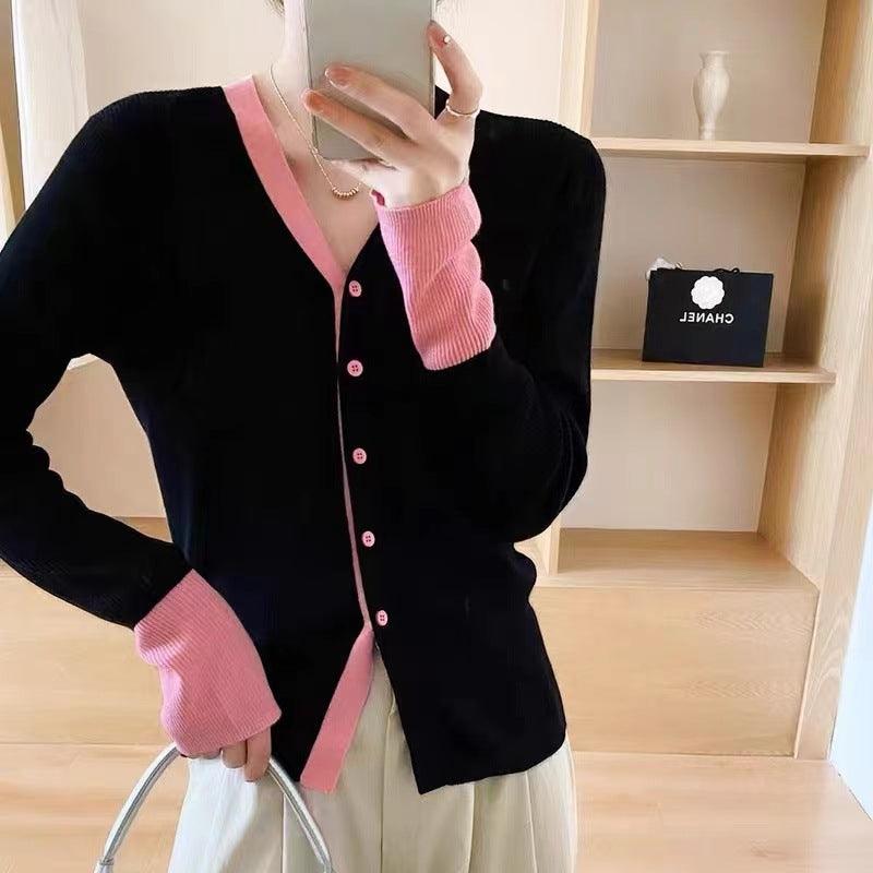 Wool Sweater Cardigan Temperament Long Sleeve Coat - Amazitshop