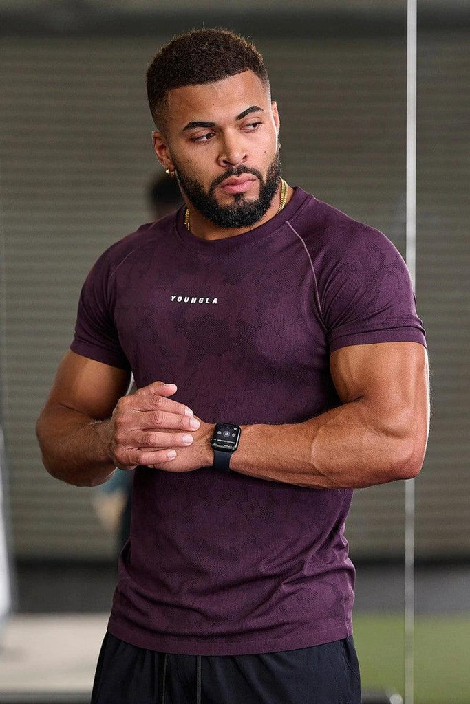 Workout Clothes Camouflage Sports T-shirt Men - Amazitshop