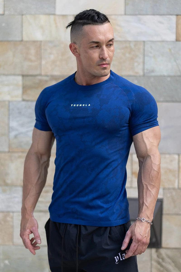 Workout Clothes Camouflage Sports T-shirt Men - Amazitshop