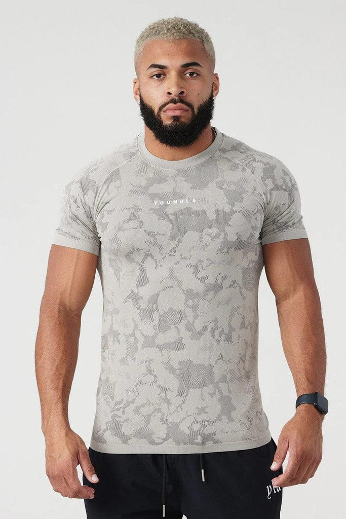 Workout Clothes Camouflage Sports T-shirt Men - Amazitshop