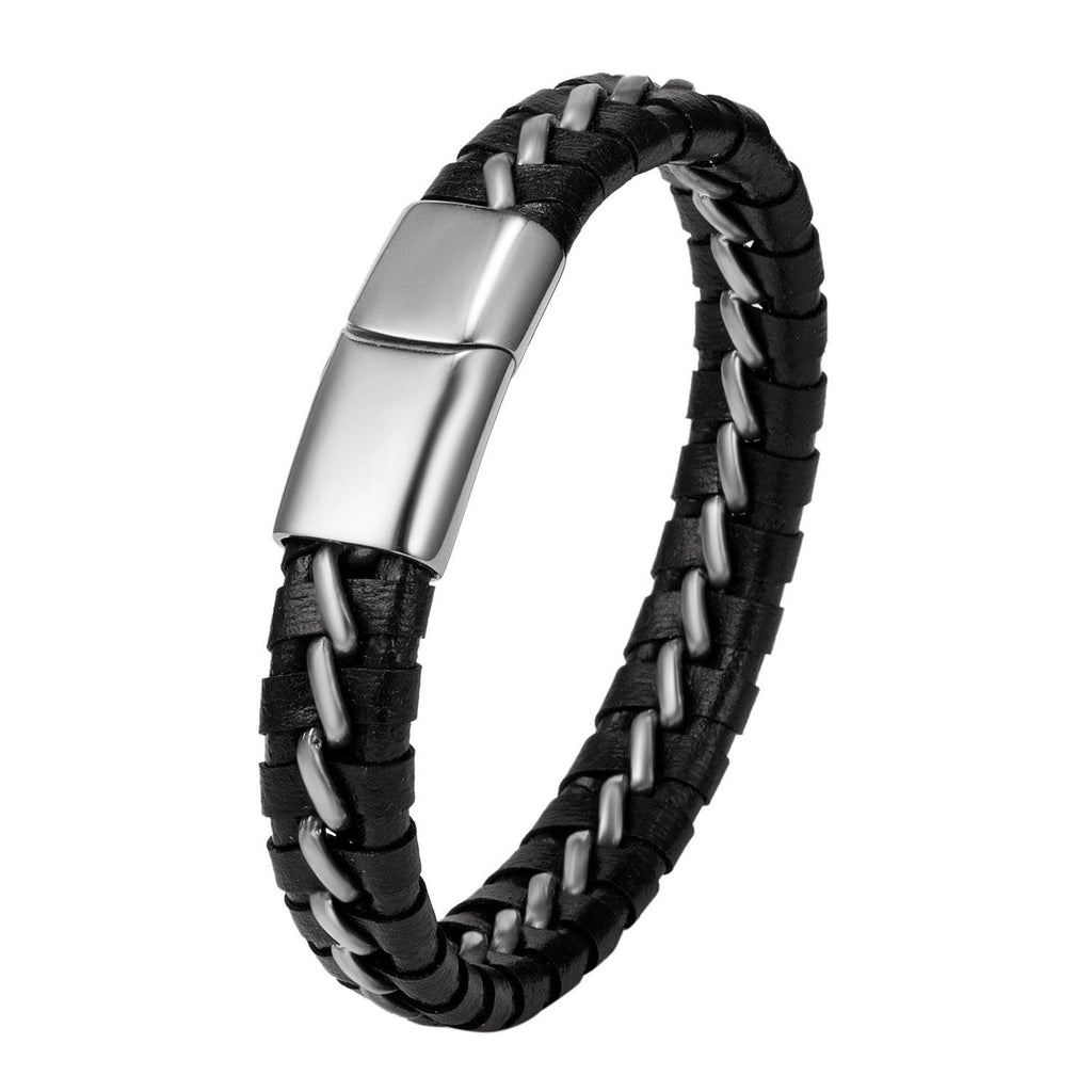 Woven Leather Bracelets for Men - Amazitshop