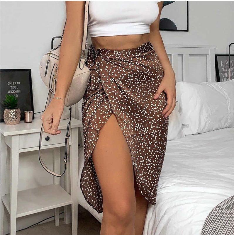 Wraps Skirts Summer High Waist Party Casual - Amazitshop