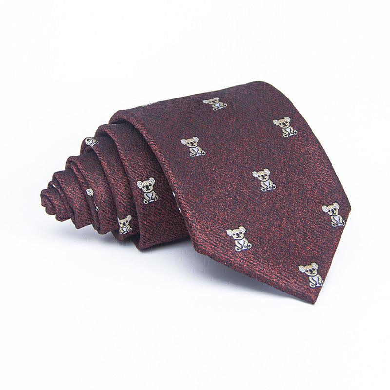 Yarn Polyester Men's Girls Casual Shirts Accessories Ties - Amazitshop