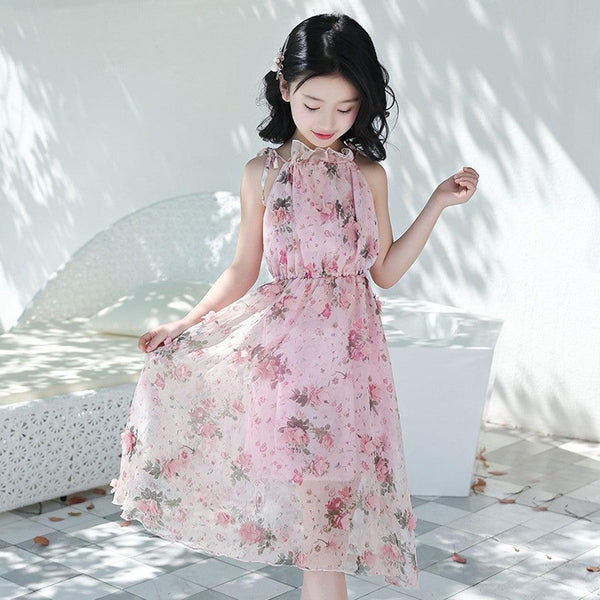 Years Sundress Little Toddler Party Cotton Kids Girls Dress - Amazitshop