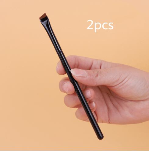 Yellow Wolf Tail Hair Blade Flat Eyeliner Brush - Amazitshop