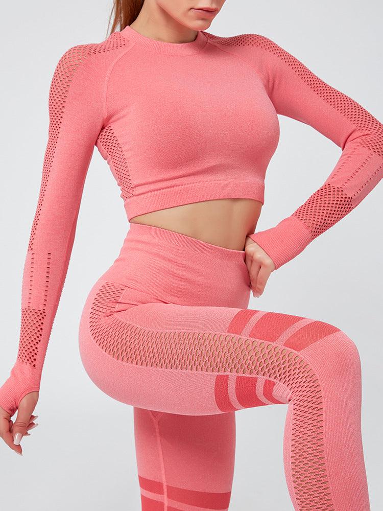 Yoga Crop Top Seamless Yoga sets - Amazitshop