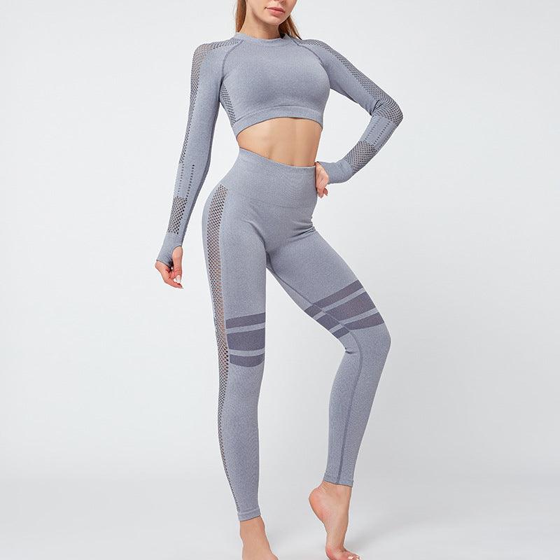 Yoga Crop Top Seamless Yoga sets - Amazitshop