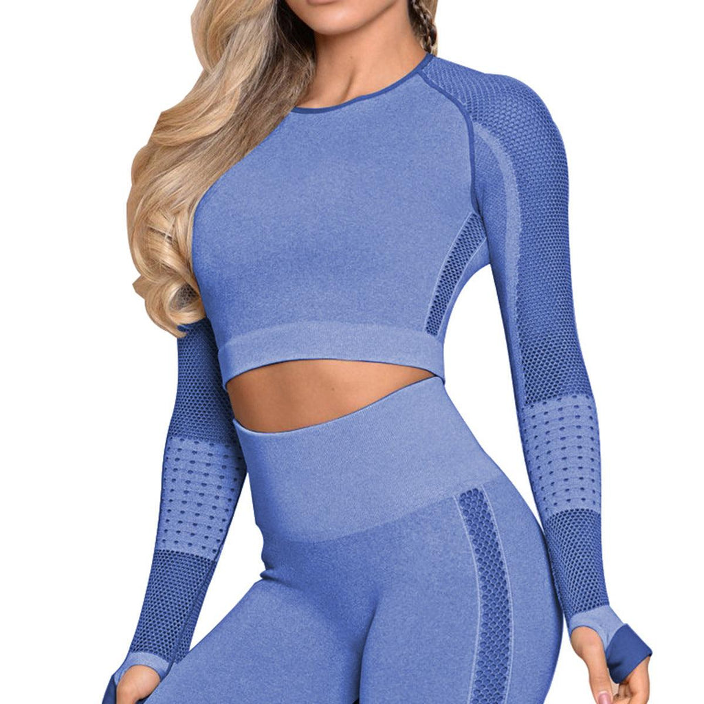 Yoga Crop Top Seamless Yoga sets - Amazitshop