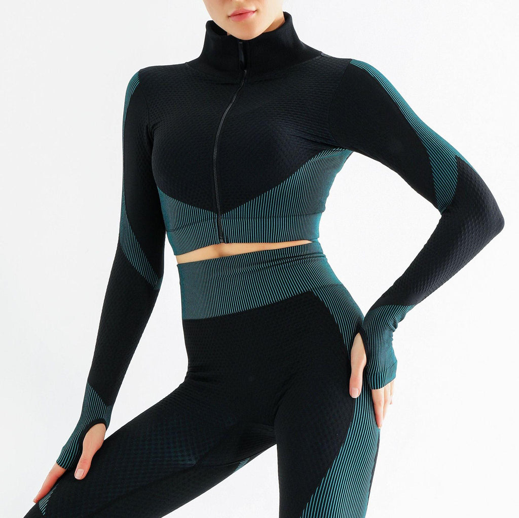 Yoga sets female sport gym suit - Amazitshop