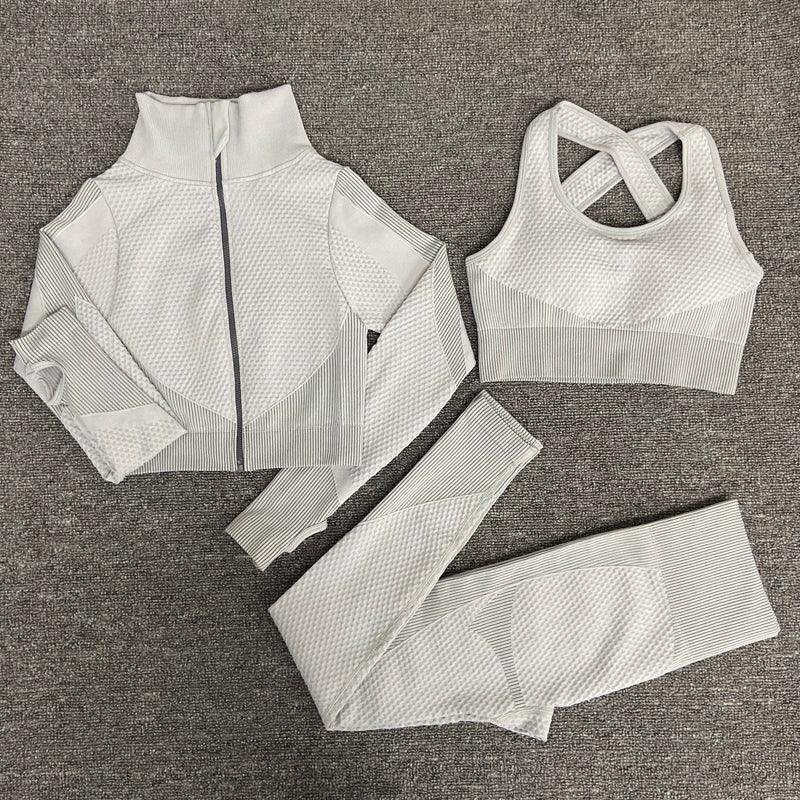 Yoga sets female sport gym suit - Amazitshop