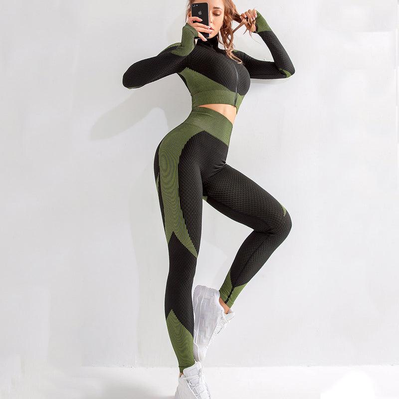 Yoga sets female sport gym suit - Amazitshop