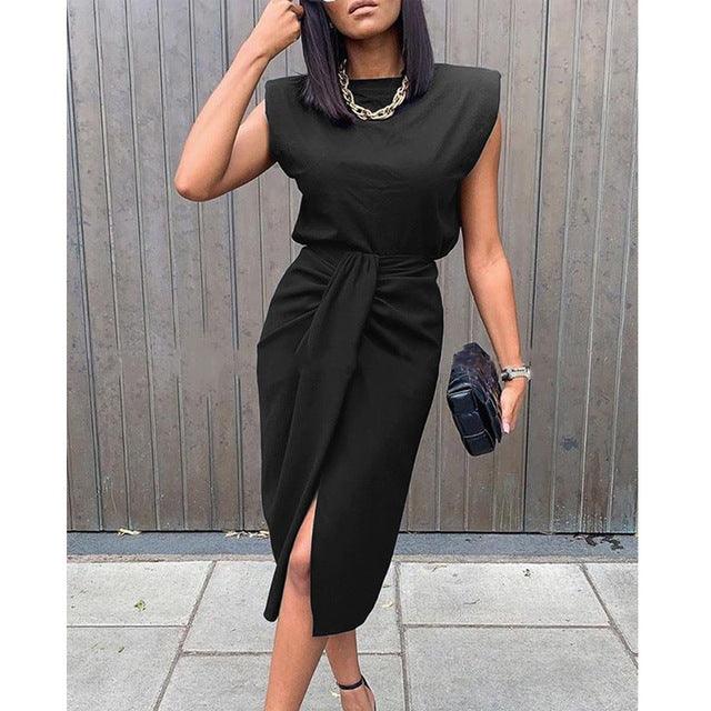 ZARIN - Two Piece Set High Waist Elegant Office Clothes Outfits - Amazitshop