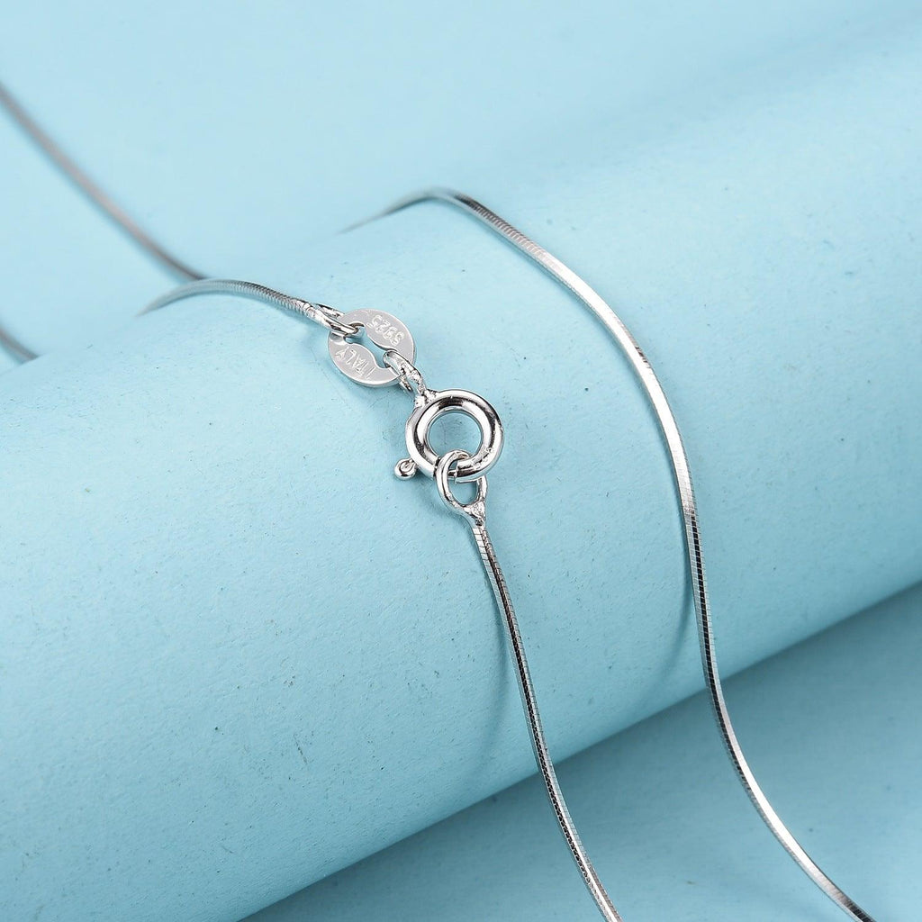 925 silver bare chain basic chain - Amazitshop