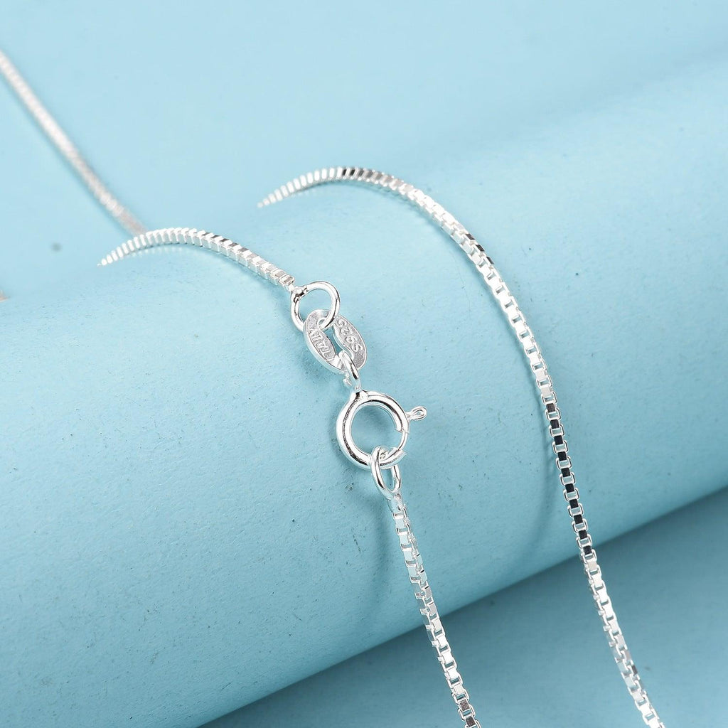 925 silver bare chain basic chain - Amazitshop