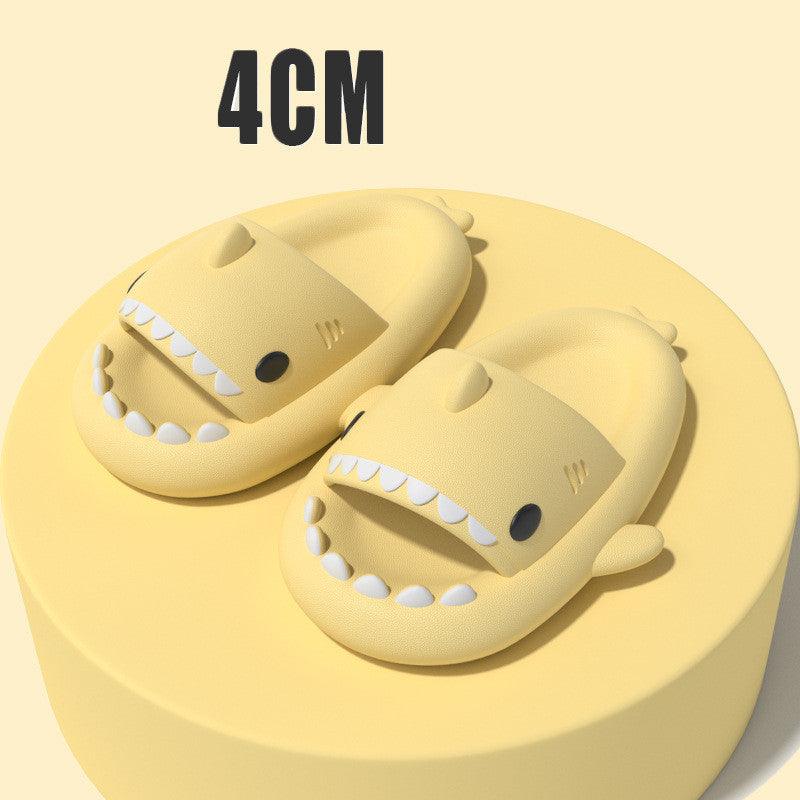 Adult's Slippers Indoor Outdoor Funny Shark Cartoon - Amazitshop