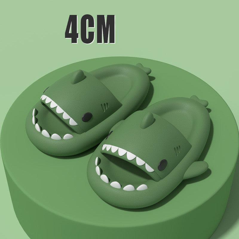 Adult's Slippers Indoor Outdoor Funny Shark Cartoon - Amazitshop