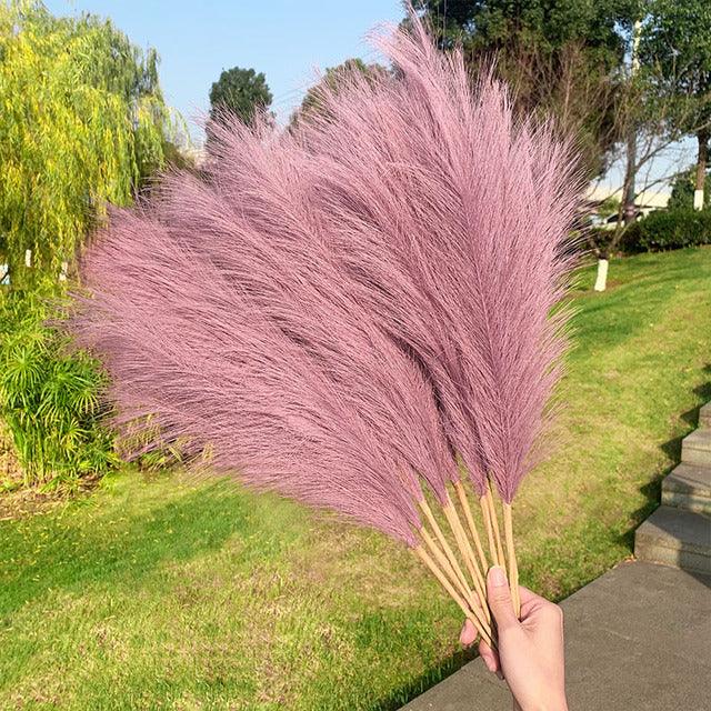 Artificial Pampas Grass Simulation Flower Plant Home Decoration - Amazitshop