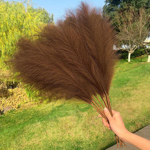Artificial Pampas Grass Simulation Flower Plant Home Decoration - Amazitshop
