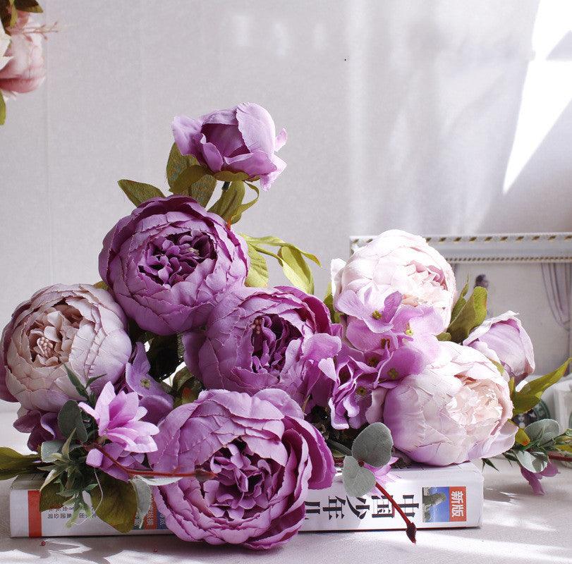 Artificial Peony Flower Bouquet Living Room Decoration - Amazitshop