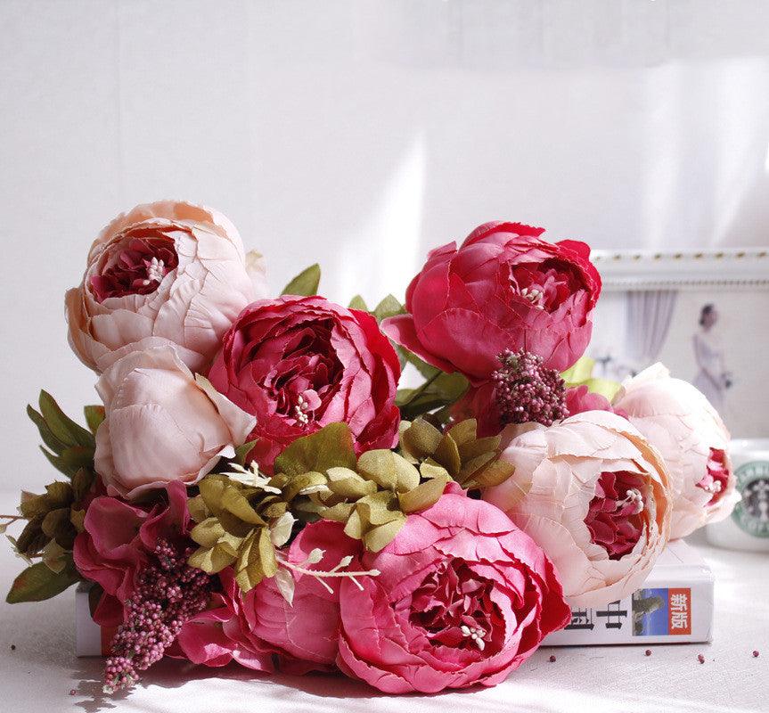 Artificial Peony Flower Bouquet Living Room Decoration - Amazitshop