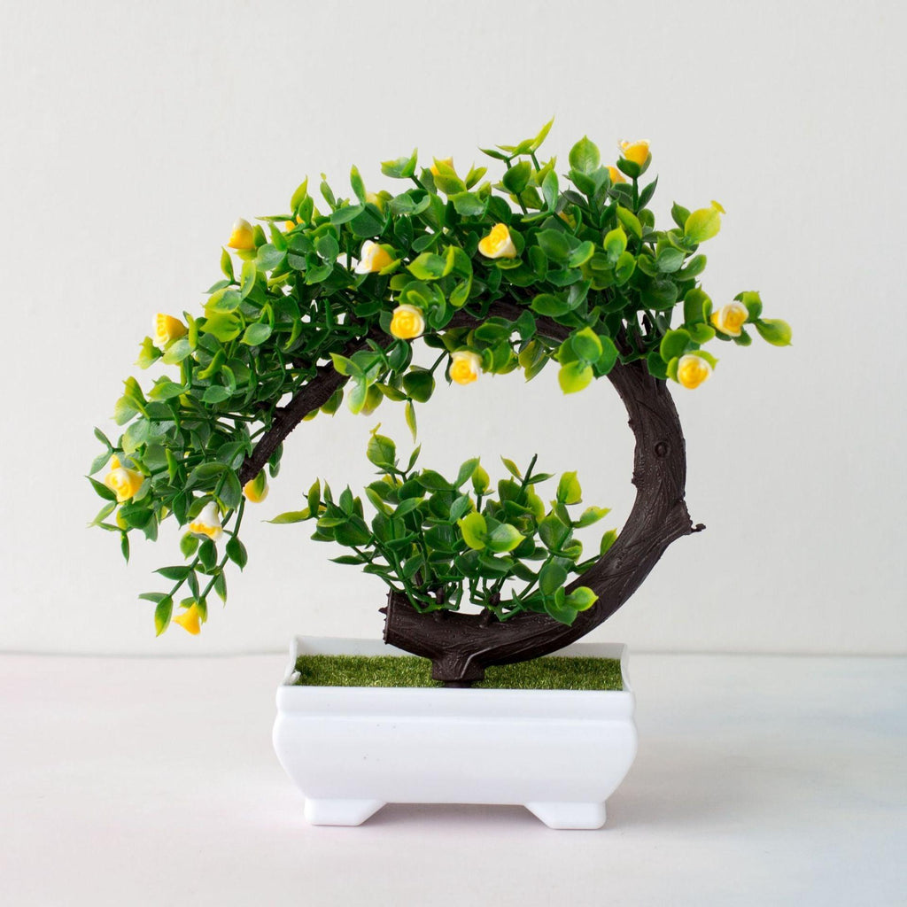 Artificial Plant Melaleuca Potted Home Decoration - Amazitshop
