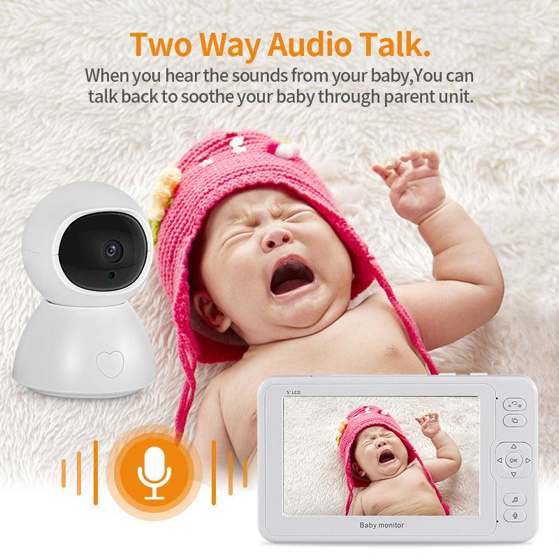 Audio Microphone 5 - inch Baby Monitor Surveillance Camera - Amazitshop