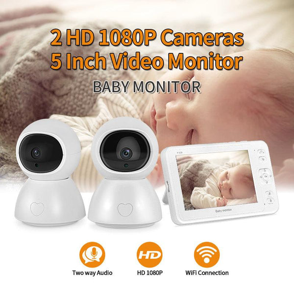Audio Microphone 5 - inch Baby Monitor Surveillance Camera - Amazitshop