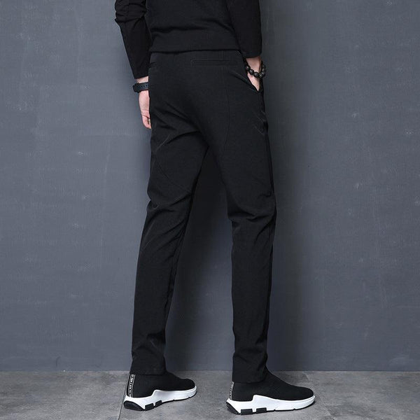 Autumn And Winter No Magnet Iron Iron Velvet Thick Sports And Leisure Trousers - Amazitshop