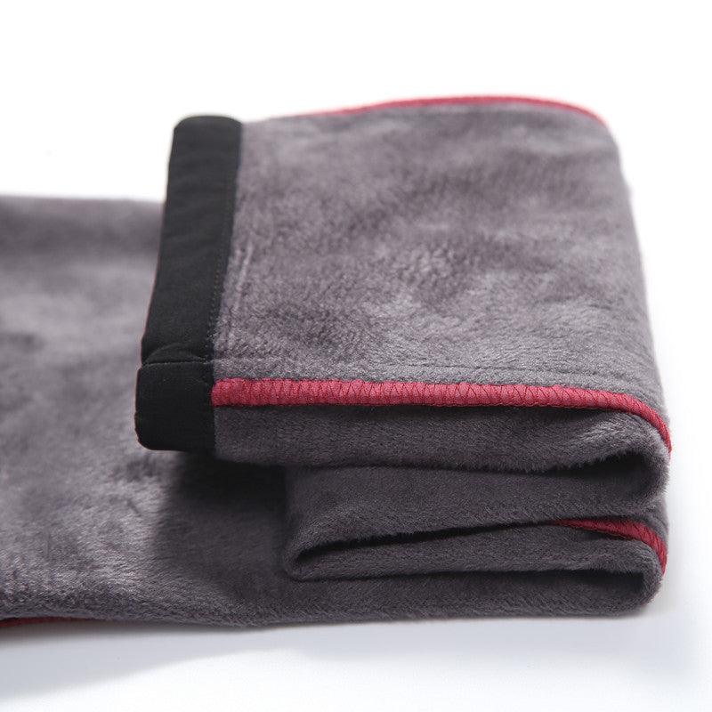 Autumn And Winter No Magnet Iron Iron Velvet Thick Sports And Leisure Trousers - Amazitshop