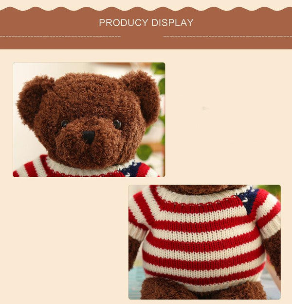 Beautiful Teddy bear hug bear plush toy bear cub - Amazitshop