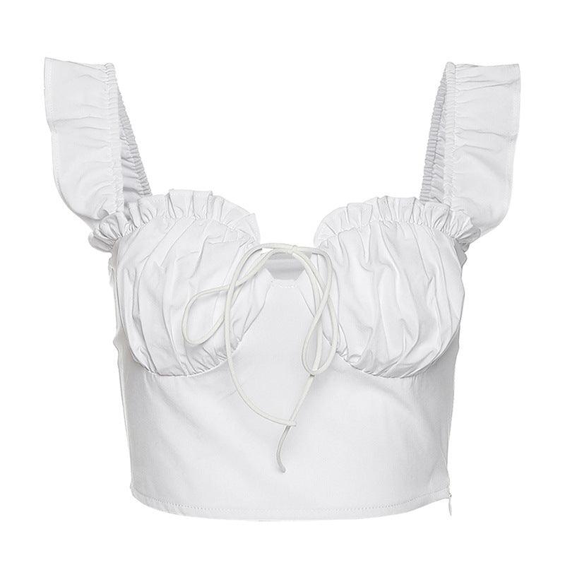 Best for All - match Outer Wear Sleeveless Pleated Waistcoat Women - Amazitshop