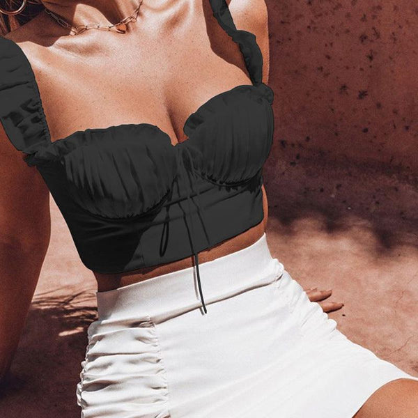 Best for All - match Outer Wear Sleeveless Pleated Waistcoat Women - Amazitshop