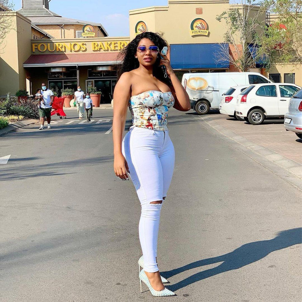 Best Microelastic New Women's Fashion High Waist Slim Fit Jeans - Amazitshop