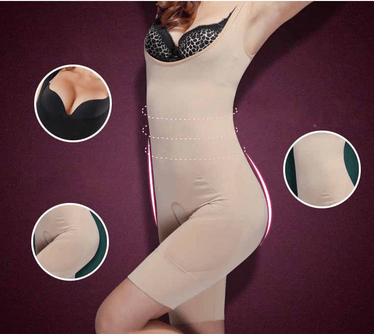 Best Women Body Shaper Slimming Underwear Vest Bodysuits Shapewear Tummy Control Underbust - Amazitshop