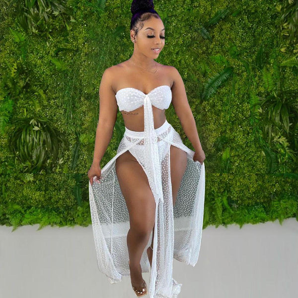 Bikini Set Women With Skirt 3 Piece Best Quality - Amazitshop