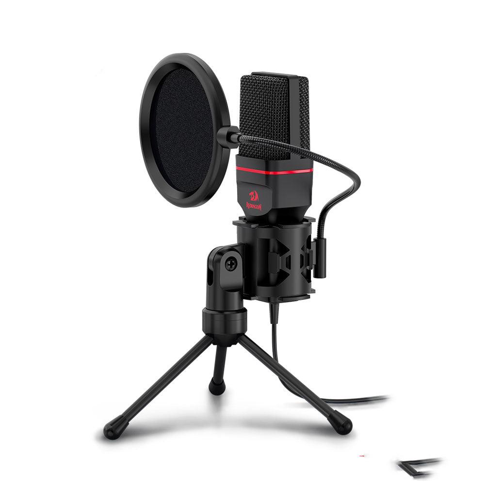 Compatible with Apple, Condenser Microphone With Tripod 3.5 Mm Audio Computer Studio - Amazitshop