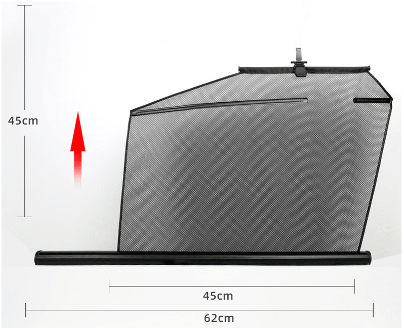 Curtains For Cars, Auto Retractable Sunshade With Glass Lifting - Amazitshop