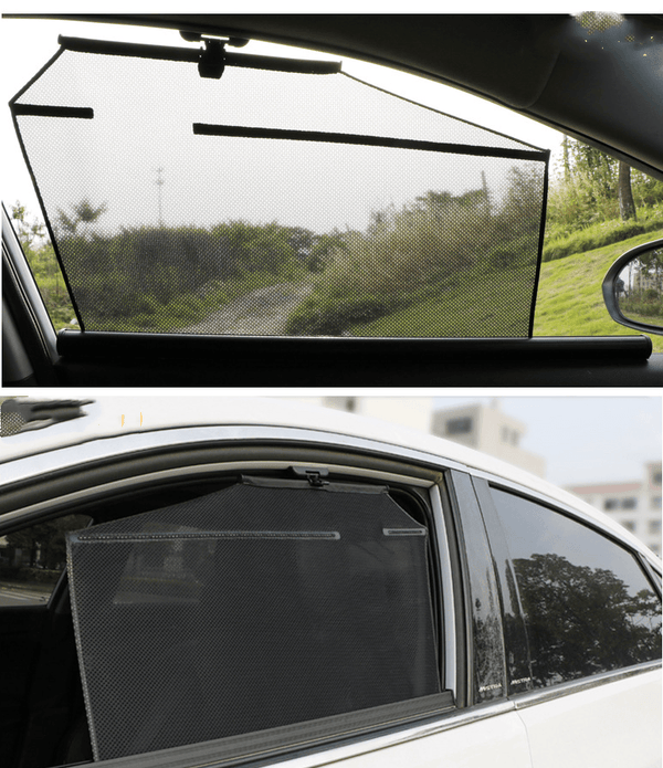 Curtains For Cars, Auto Retractable Sunshade With Glass Lifting - Amazitshop