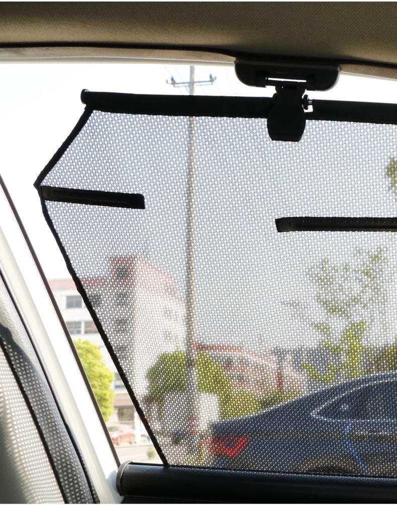 Curtains For Cars, Auto Retractable Sunshade With Glass Lifting - Amazitshop