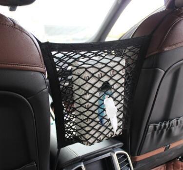 Dog Barrier Seat Net Organizer Universal Elastic Auto In The Back Seat For Storage - Amazitshop