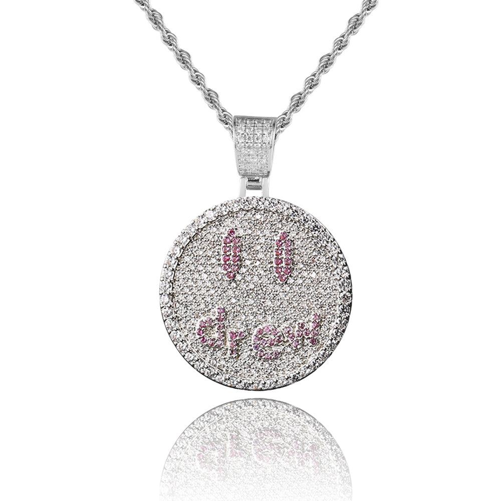 E - Smile Zircon Tide Brand Men's Pendant Necklace - Amazitshop