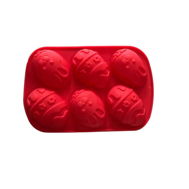 Easter Day Egg Shape Silicone Mold Gummy Animal Fondant Chocolate Candy Mould Cake Baking Decorating Tools Kitchen Bake Tool - Amazitshop