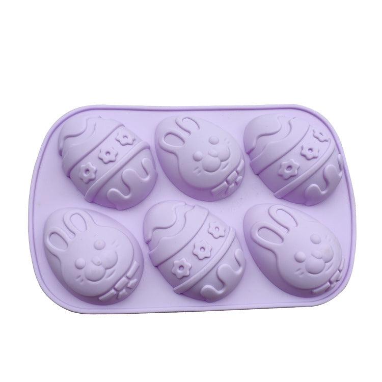 Easter Day Egg Shape Silicone Mold Gummy Animal Fondant Chocolate Candy Mould Cake Baking Decorating Tools Kitchen Bake Tool - Amazitshop